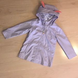 Purple Rabbit Raincoat